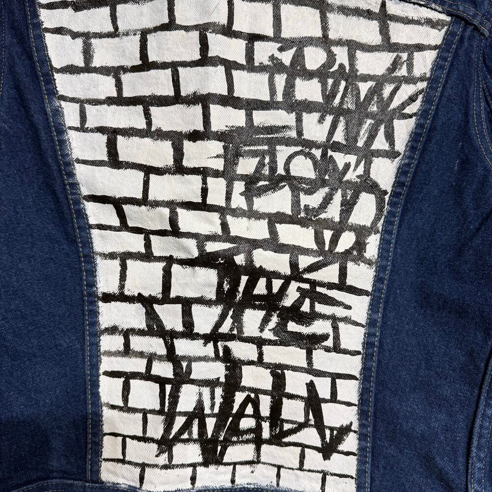 Lee Custom Pink Floyd Jean Jacket Sz S - Picture 7 of 11